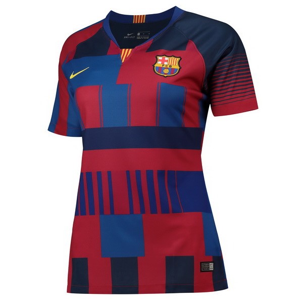 Maillot Football Barcelone Femme 20th Bleu Rouge